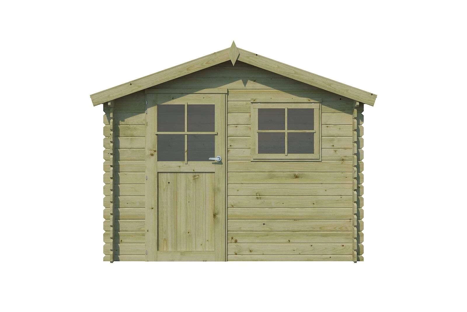 Woodlands Blokhut Salzburg Groen Geïmpregneerd 295 x 205 cm - Afbeelding 2